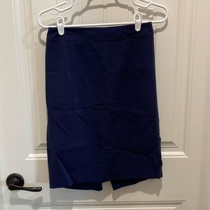 Navy Pencil Skirt